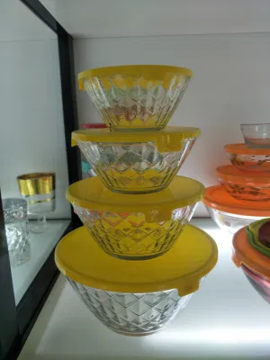 Made in China Glass Bowl with a Lid Glass Bowl Bowl in Preservation